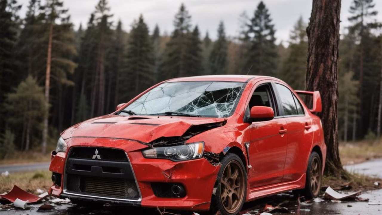 В Ивановской области молодой пассажир Mitsubishi пострадал в ДТП с деревом