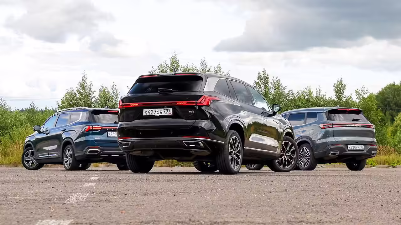 Geely Okavango, Тенет T8, Москвич М90 — тест в цифрах