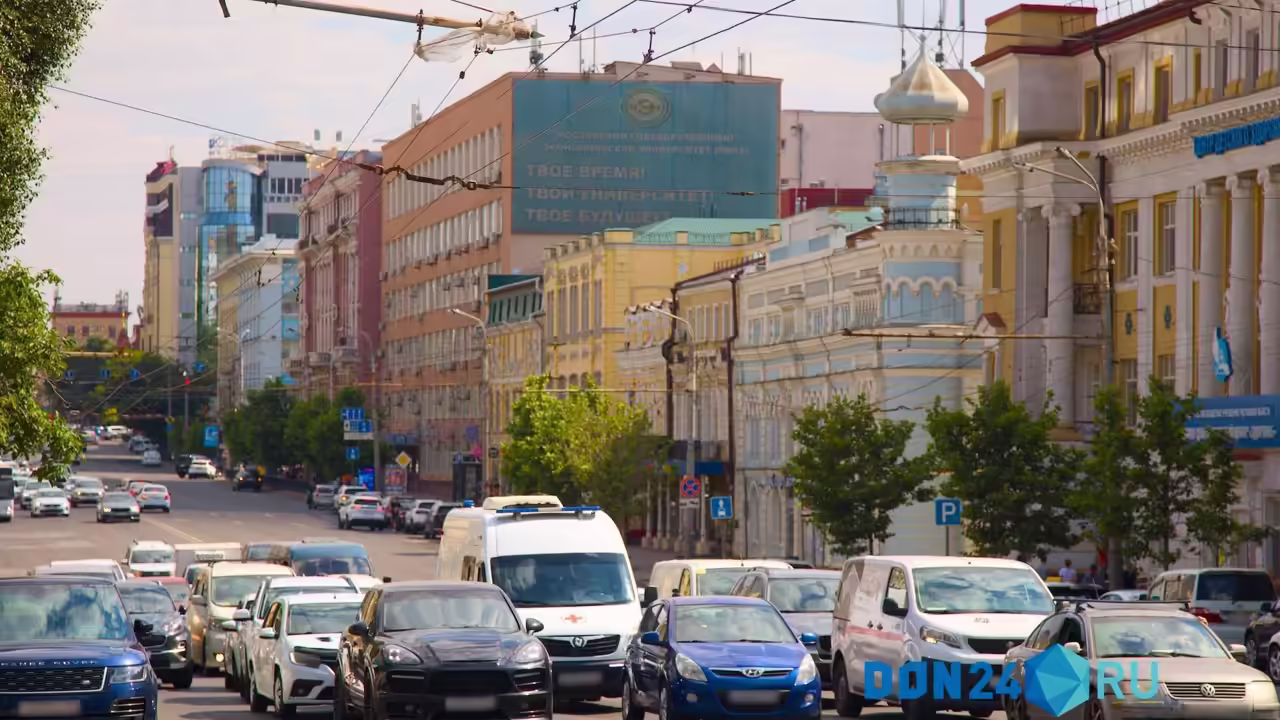 Дорожную разметку привели в порядок на нескольких улицах в Ростове