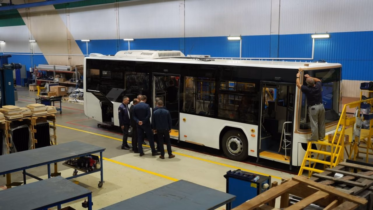 Курск протестирует газомоторные автобусы из Набережных Челнов