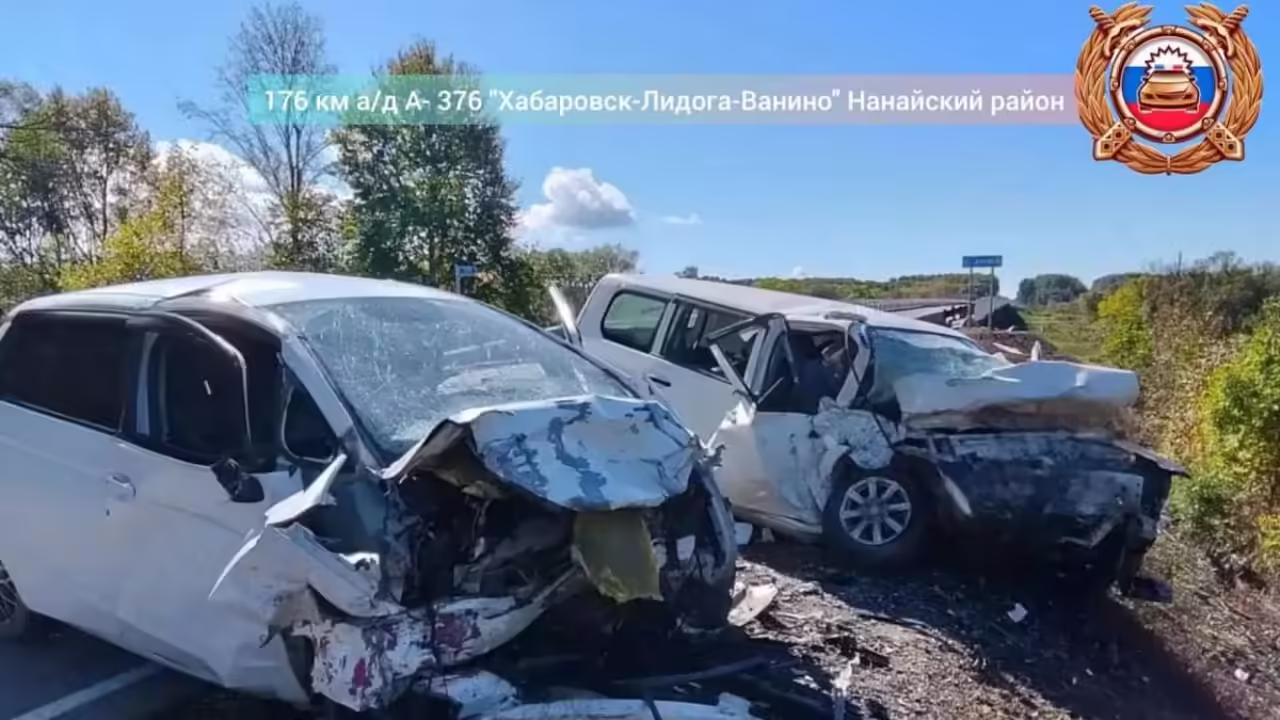 Три человека погибли в лобовом ДТП в Хабаровском крае