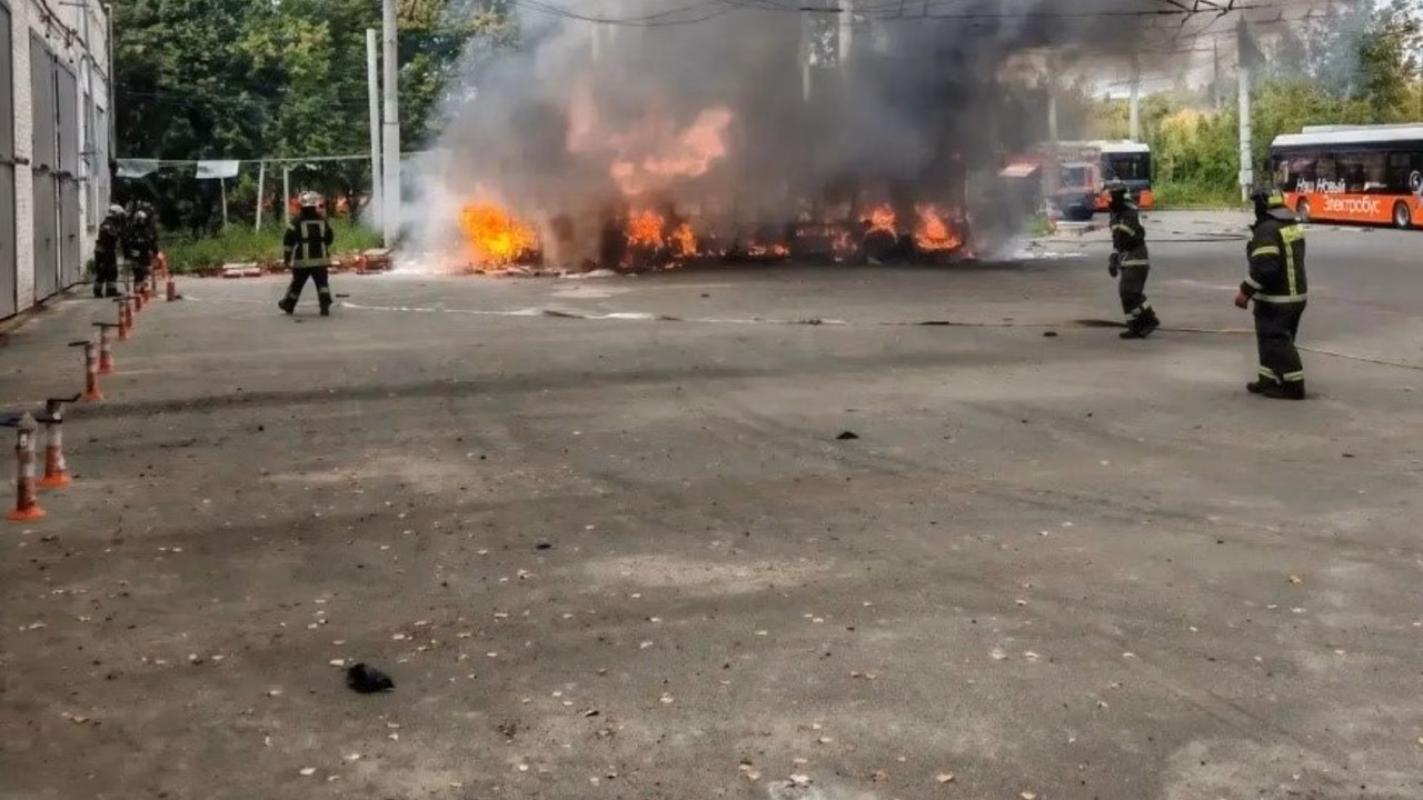 Электробусы работают в штатном режиме в Нижнем Новгороде после пожара