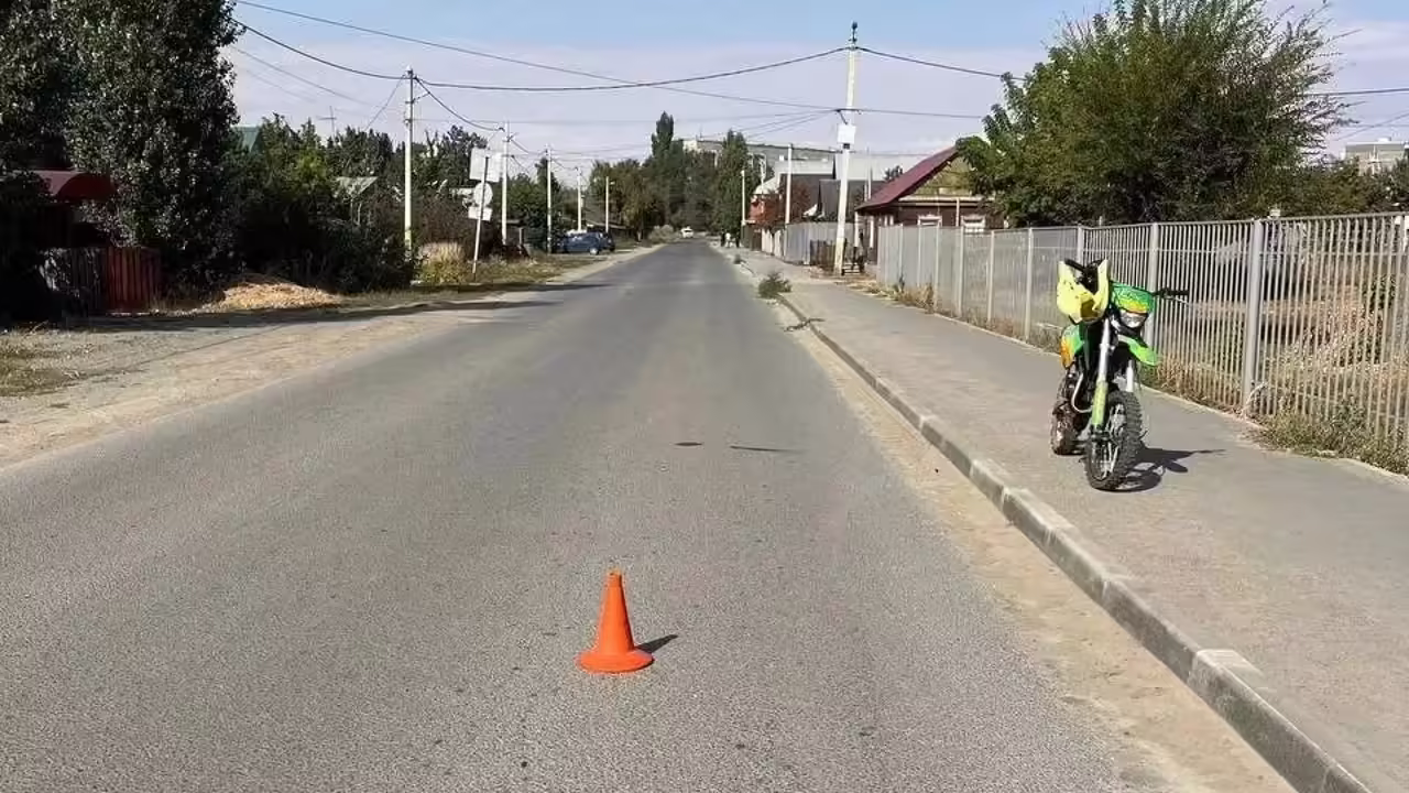 В Орске подросток получил перелом после падения с питбайка