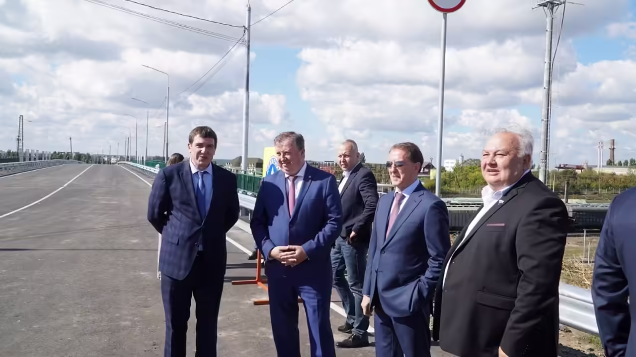Обновленный "Горбатый" мост открылся в Россоши раньше задуманного срока