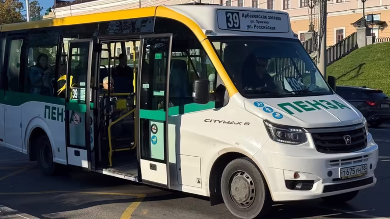 В Пензе на маршрут №39 вышли 14 новых автобусов среднего класса