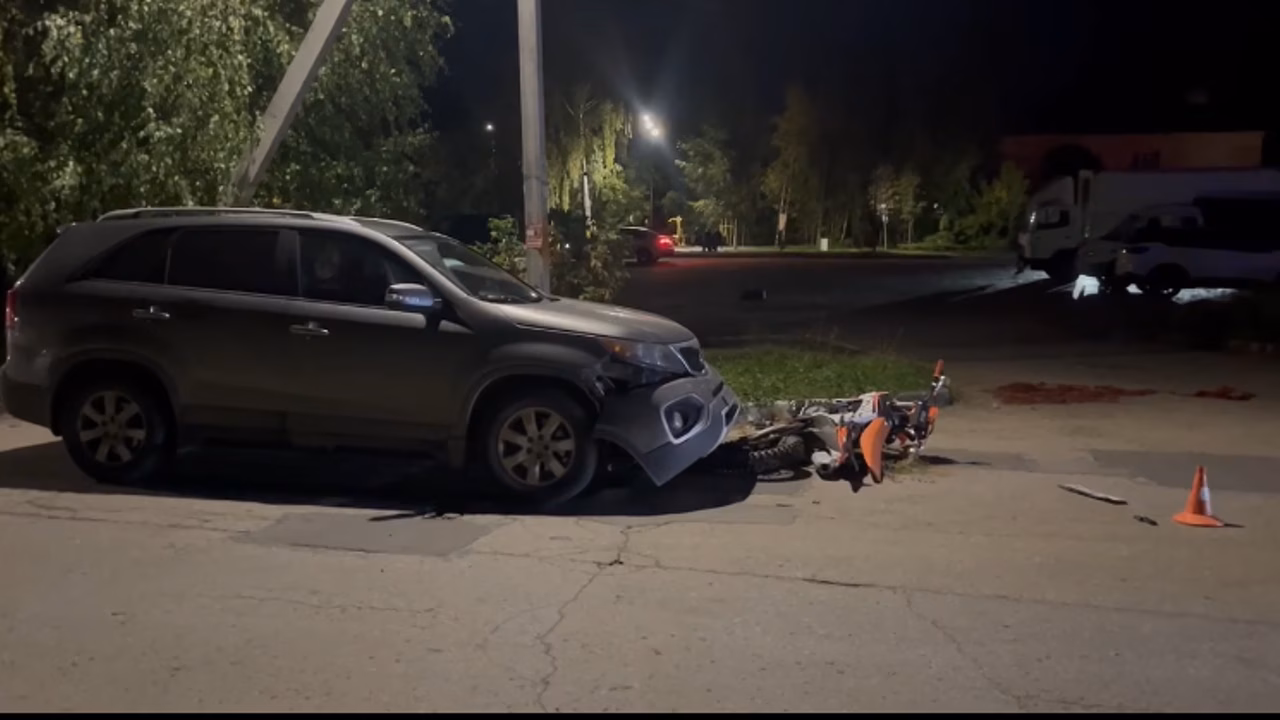 Подросток на мотоцикле попал в ДТП в Нижнем Новгороде