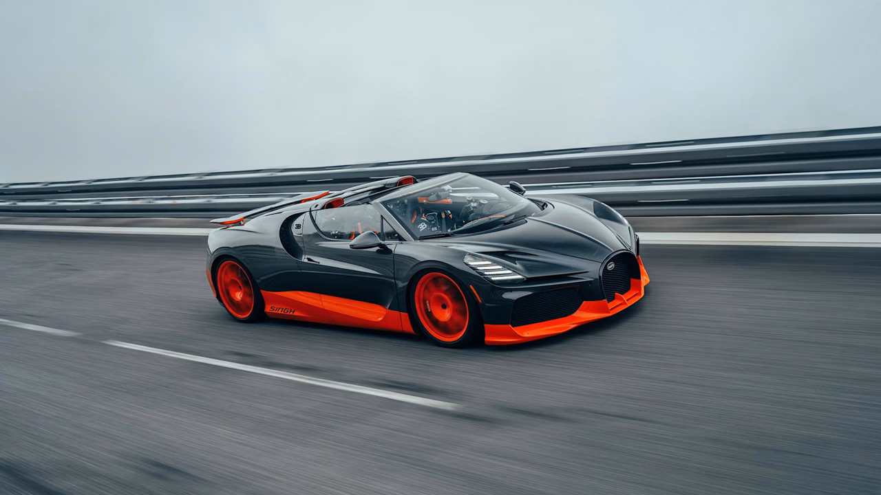 В России впервые за 13 лет зарегистрировали новый Bugatti