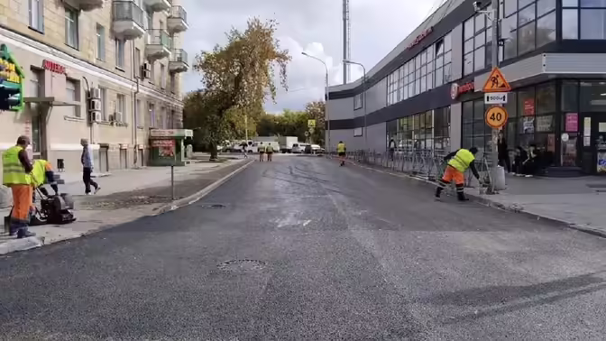 Улицу Вертковскую обновили на участке протяженностью 1,6 километра