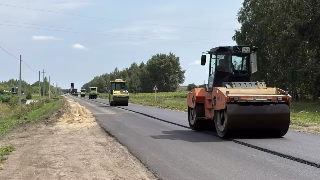 В Тамбовской области дорожники завершили работы на большинстве объектов