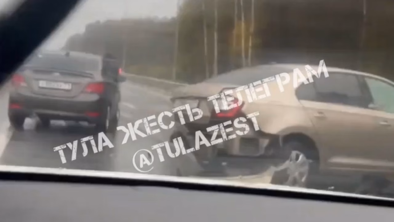 На трассе М2 в Тульской области произошло ДТП