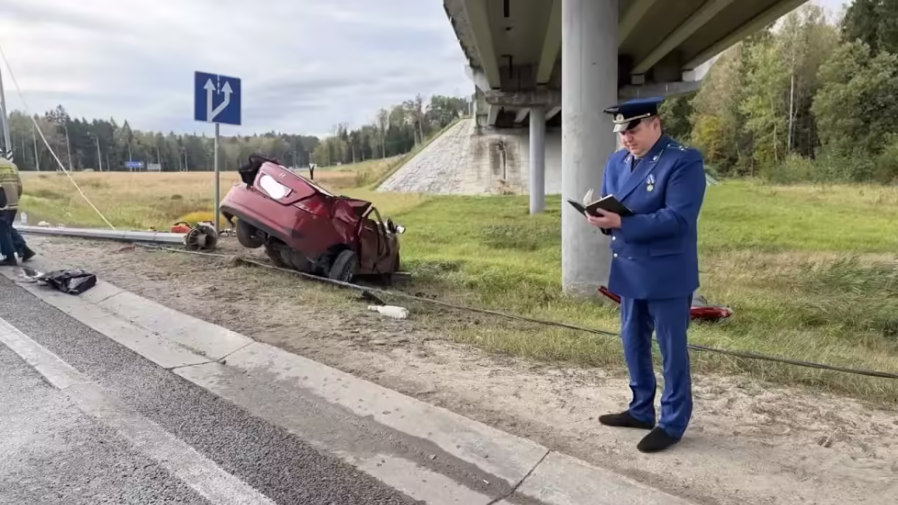 Авария на "Золотом кольце" под Калугой, один человек погиб