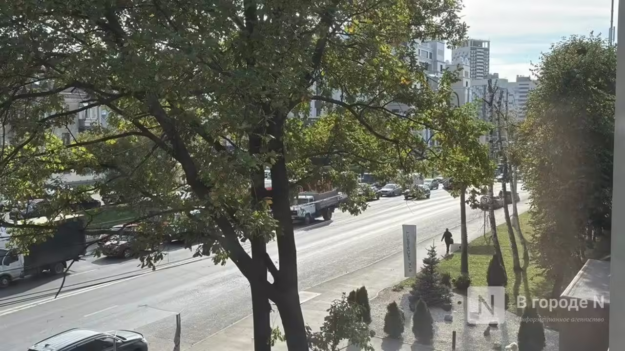 Пробки сковали центр Нижнего Новгорода днем 24 сентября