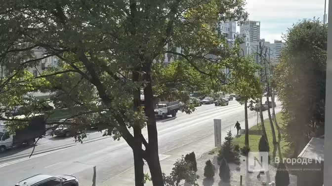 Пробки сковали центр Нижнего Новгорода днем 24 сентября