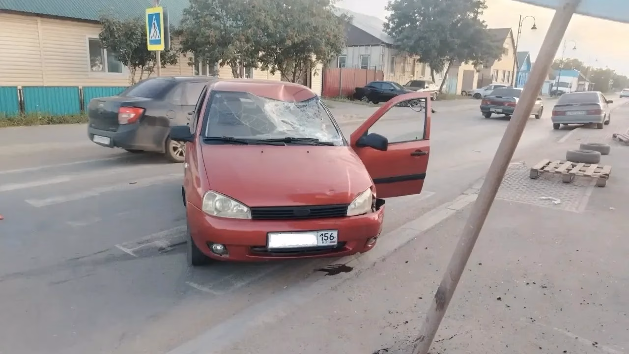 В Соль-Илецке легковушка сбила насмерть велосипедиста