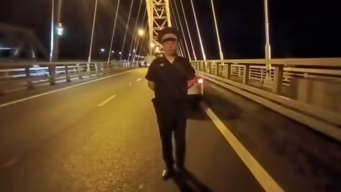 Смертельное ДТП случилось на Борском мосту: погиб дорожный рабочий
