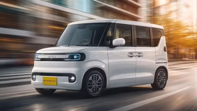 BYD Racco запустил продажи электрического микровэна в Японии