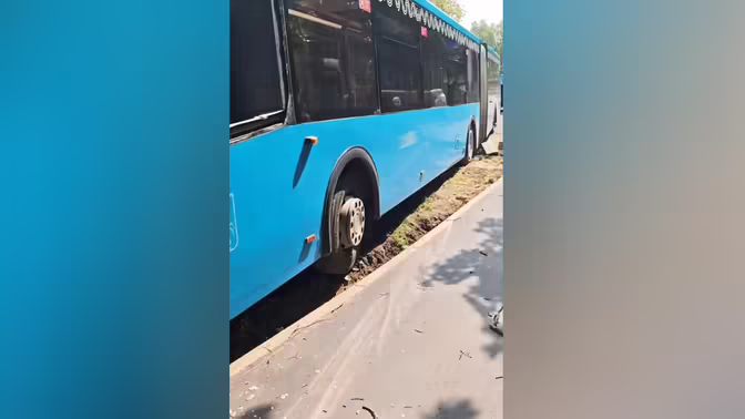 Пассажиры автобуса, врезавшегося в дерево в Москве, рассказали об инциденте
