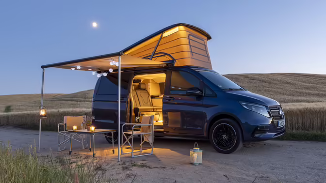Mercedes-Benz готовит к скорому старту продаж обновлённый кемпер Marco Polo