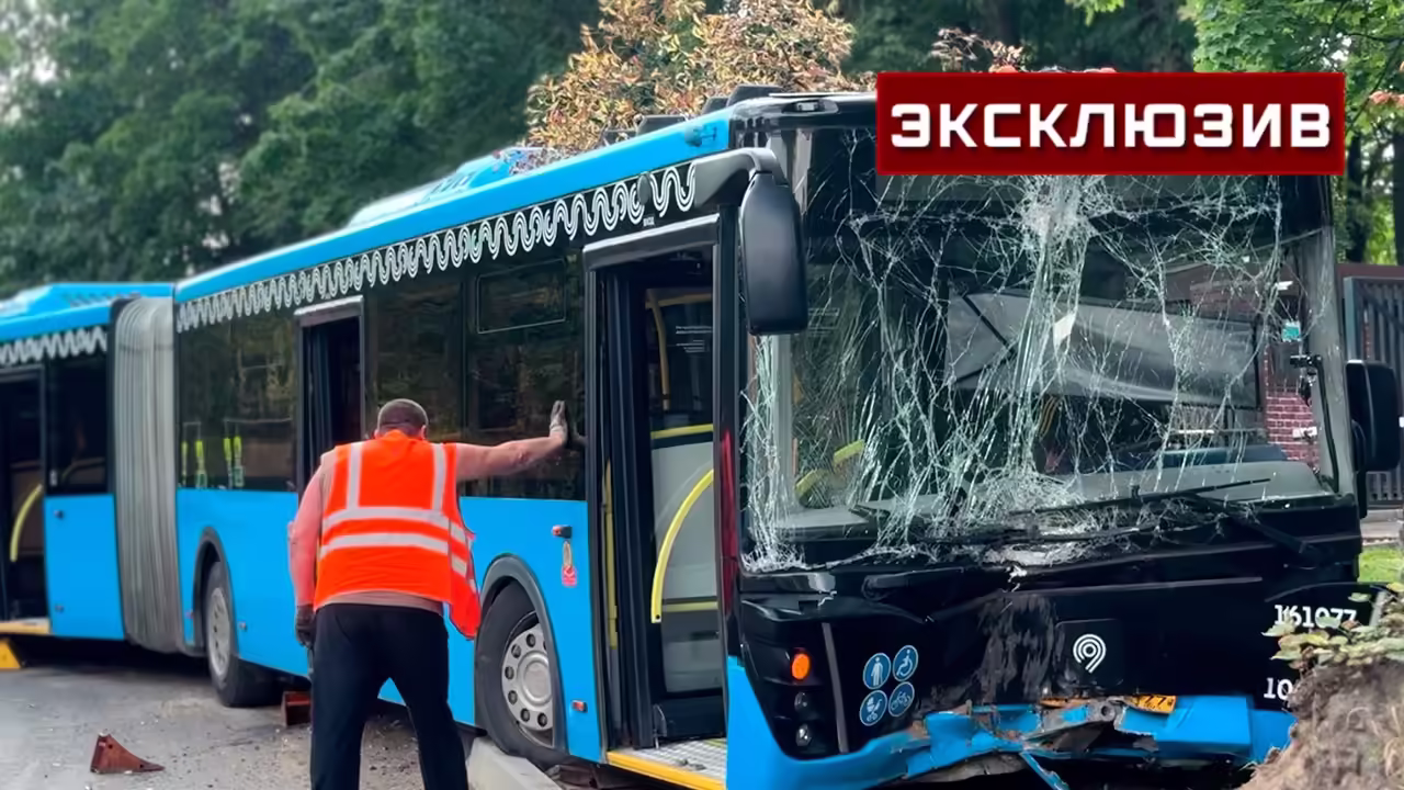 Серьезно пострадавших в московской аварии с деревом и автобусом нет