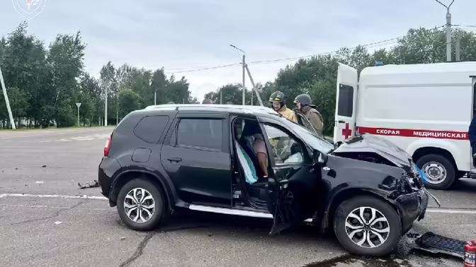 В Тамбовском округе после ДТП одного из водителей увезли в больницу