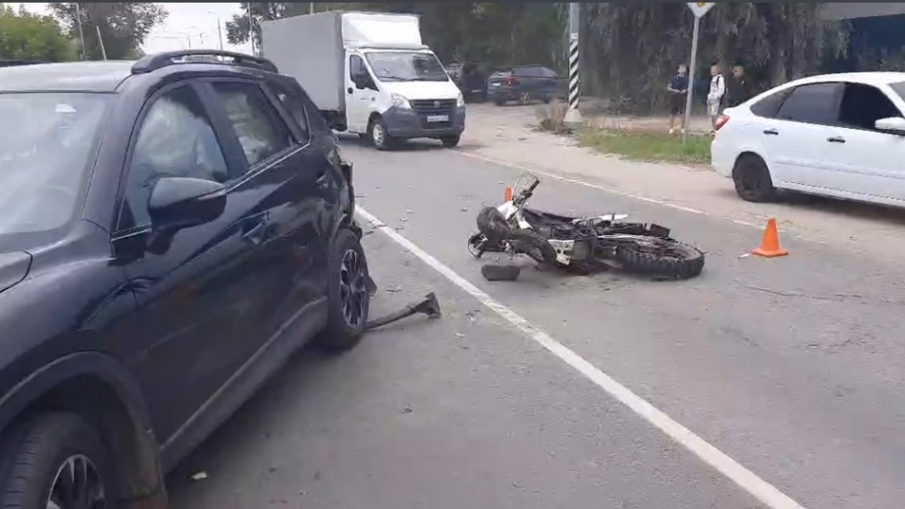 Юный мотоциклист пострадал в ДТП в Нижегородской области