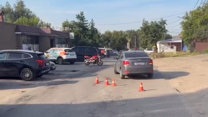 Мотоциклист и пассажирка были госпитализированы после ДТП в Нижнем Новгороде