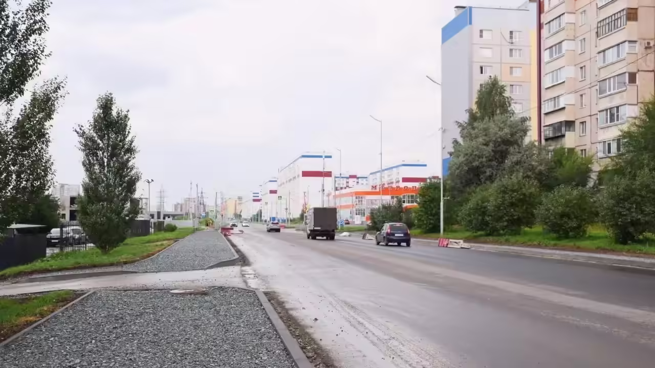В Кургане обновляют улицу Витебского от проспекта Первомайского до улицы Илизарова
