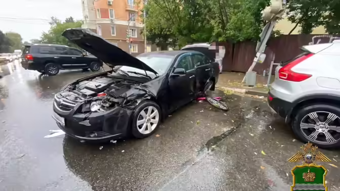 15-летний велосипедист получил травмы в тройном ДТП в центре Калуги