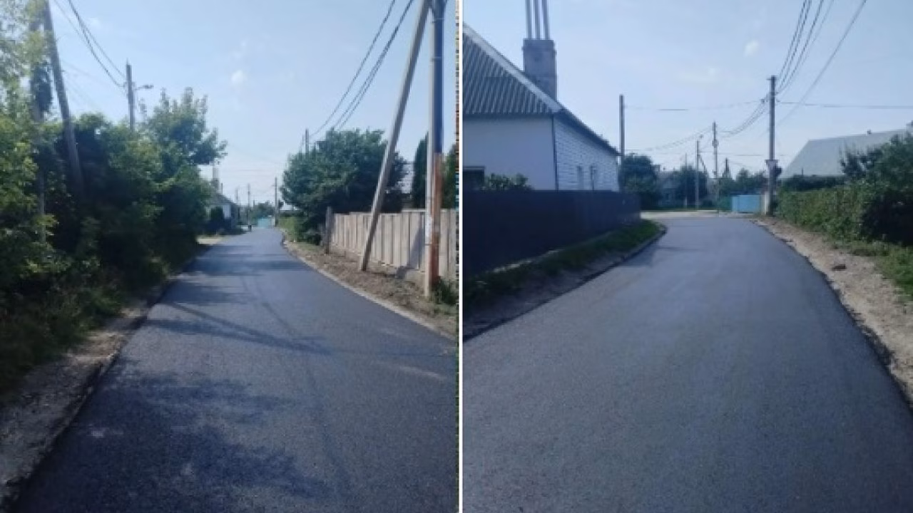 В Липецке отремонтировали участок дороги в микрорайоне 10-я Шахта