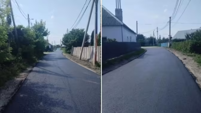 В Липецке отремонтировали участок дороги в микрорайоне 10-я Шахта