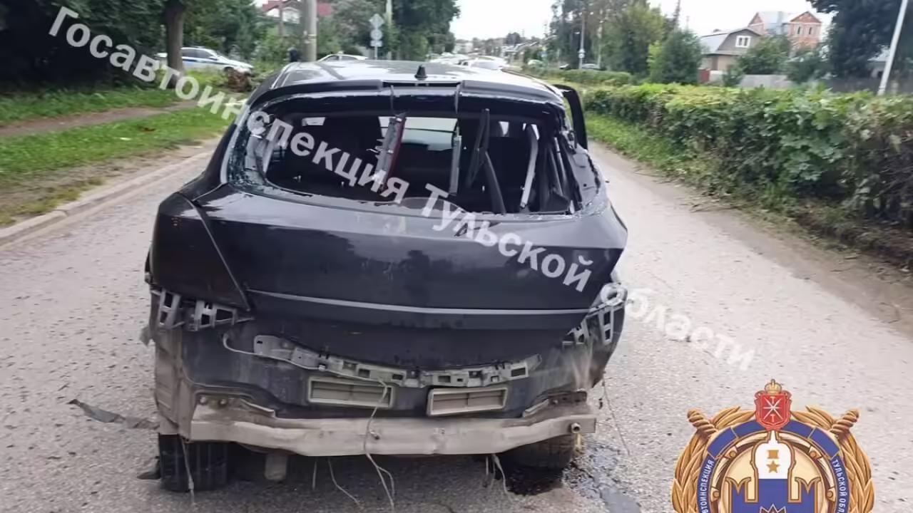 В Туле иномарка "Audi Q3" столкнулась с "Opel Astra"