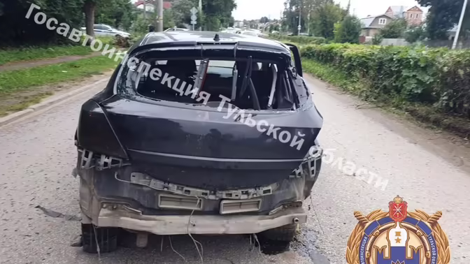 В Туле иномарка "Audi Q3" столкнулась с "Opel Astra"