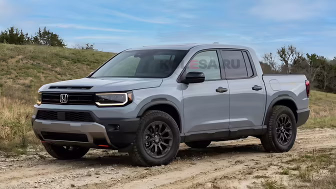 Новый пикап Honda Ridgeline: первые изображения