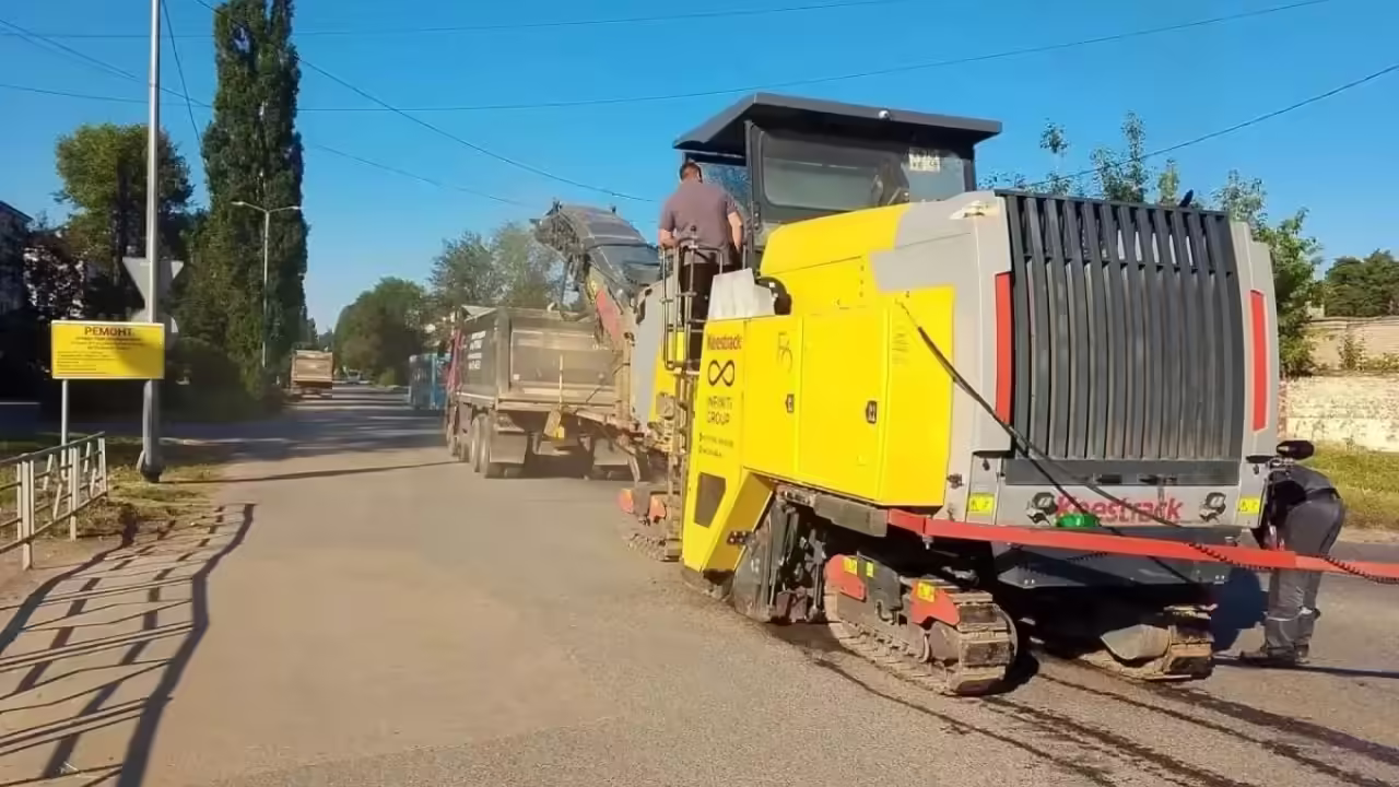 В Липецке начался ремонт улицы Краснознаменной