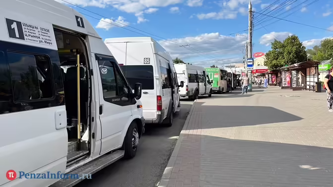 В Пензе продлили схему движения маршруток № 1