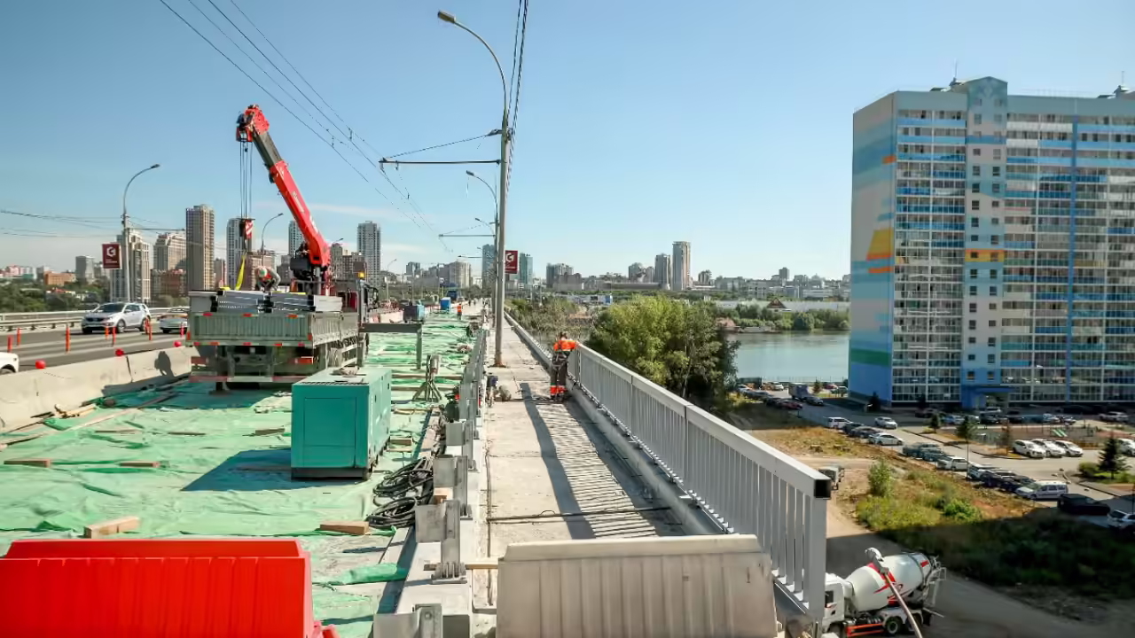 В Новосибирске готовят капремонт моста через Иню на улице Эйхе