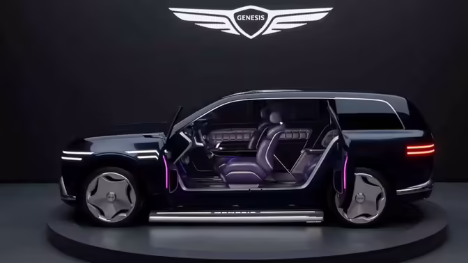 Новый флагманский кроссовер Genesis могут представить уже в августе
