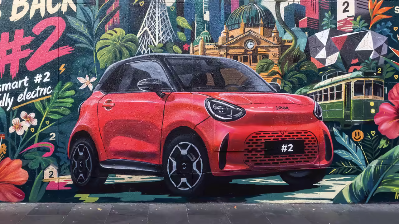Новая «кроха» smart #2 готовится к скорому дебюту: показана внешность