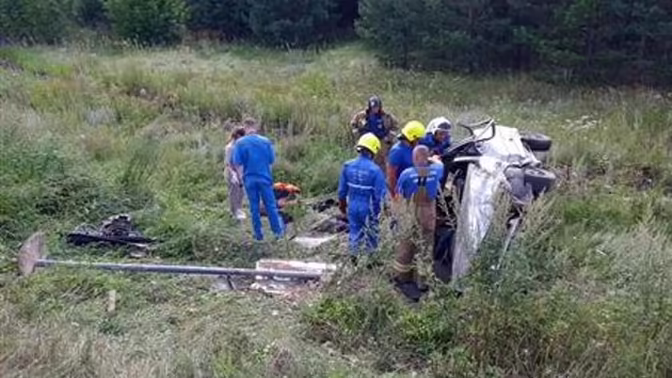 В Сызранском районе в ДТП с "перевертышем" пострадали два человека
