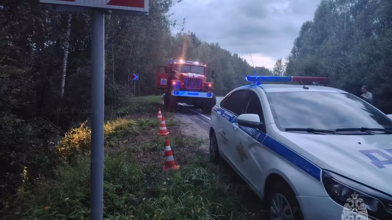 Автомобиль вылетел в кювет на Бору: есть погибший