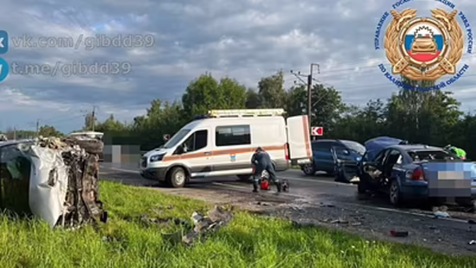 В Калининграде в ДТП пострадали четыре человека