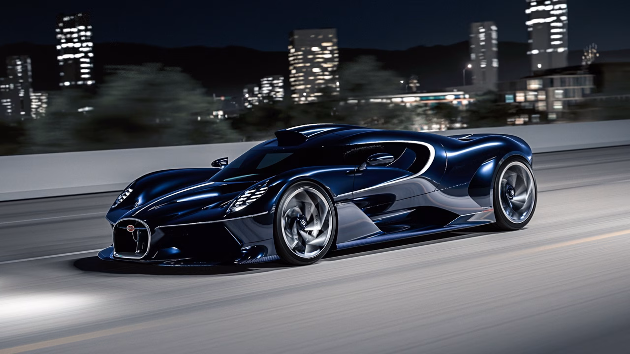 Bugatti Destrier: дорожный «боевой конь» на базе трекового суперкара Bugatti Bolide