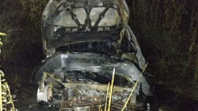 ДТП с возгоранием автомобиля в Камешковском округе Владимирской области