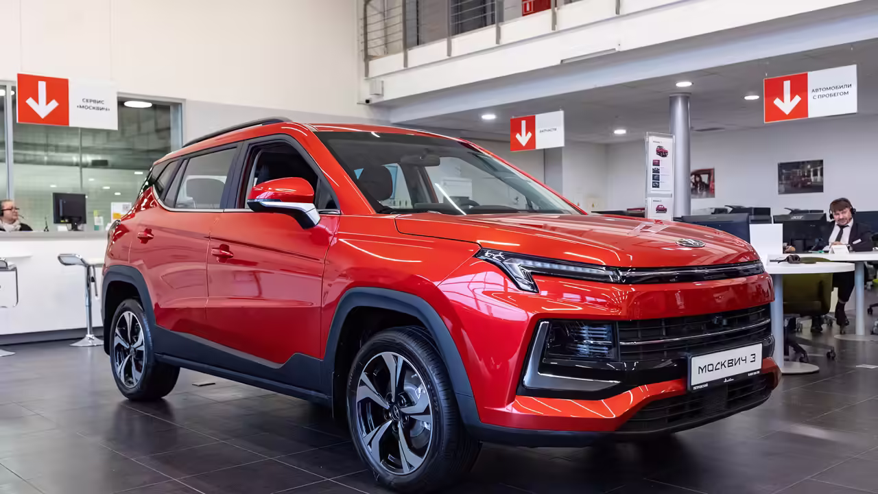 В России резко упали продажи новых автомобилей «Москвич»