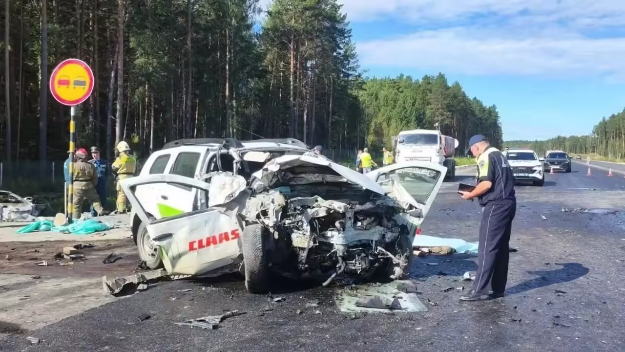 В ДТП на трассе Екатеринбург — Тюмень погибли пять человек