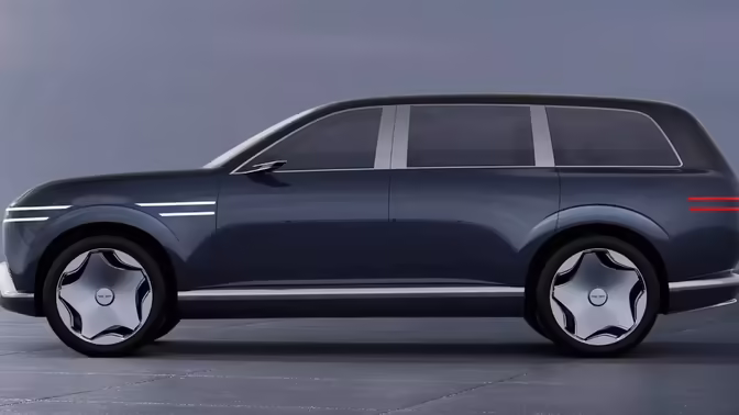 Флагманский Genesis GV90 получит задние двери с обратным открыванием