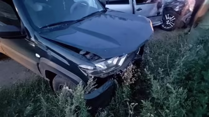 В Новосемейкино лоб в лоб столкнулись два автомобиля, есть пострадавшие