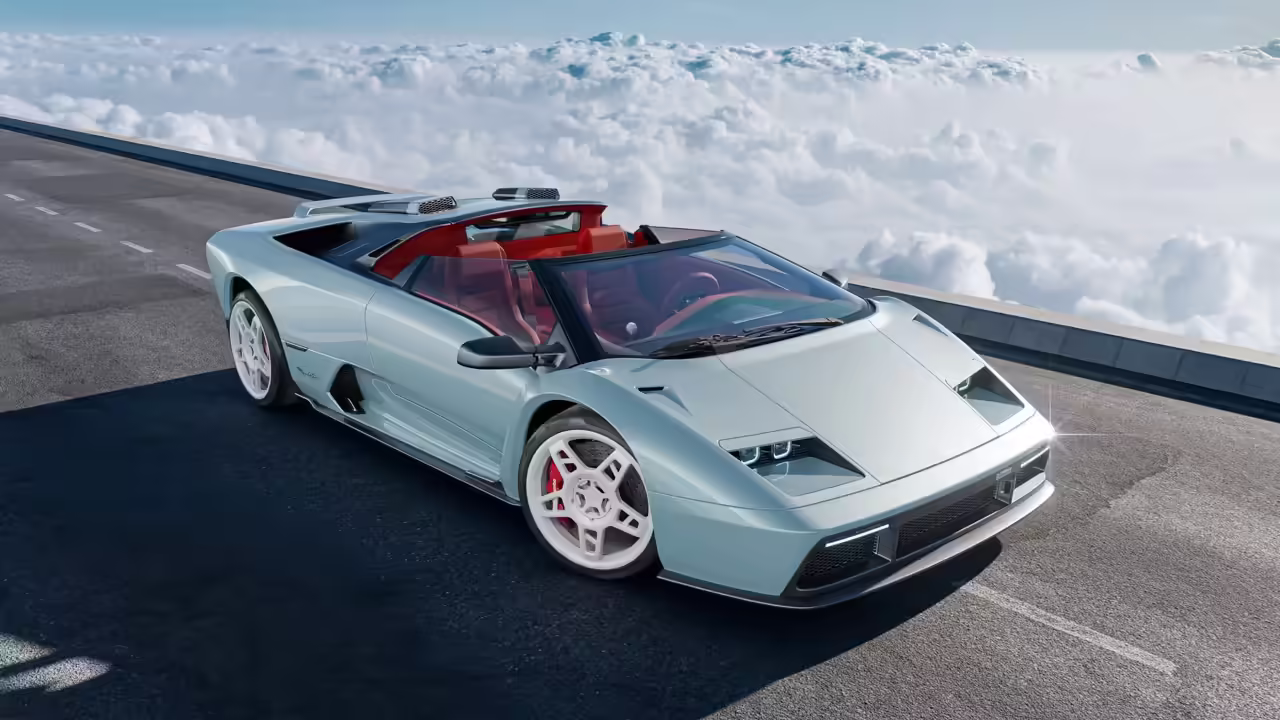 Eccentrica V12 Roadster: открытая версия рестомода на базе Lamborghini Diablo