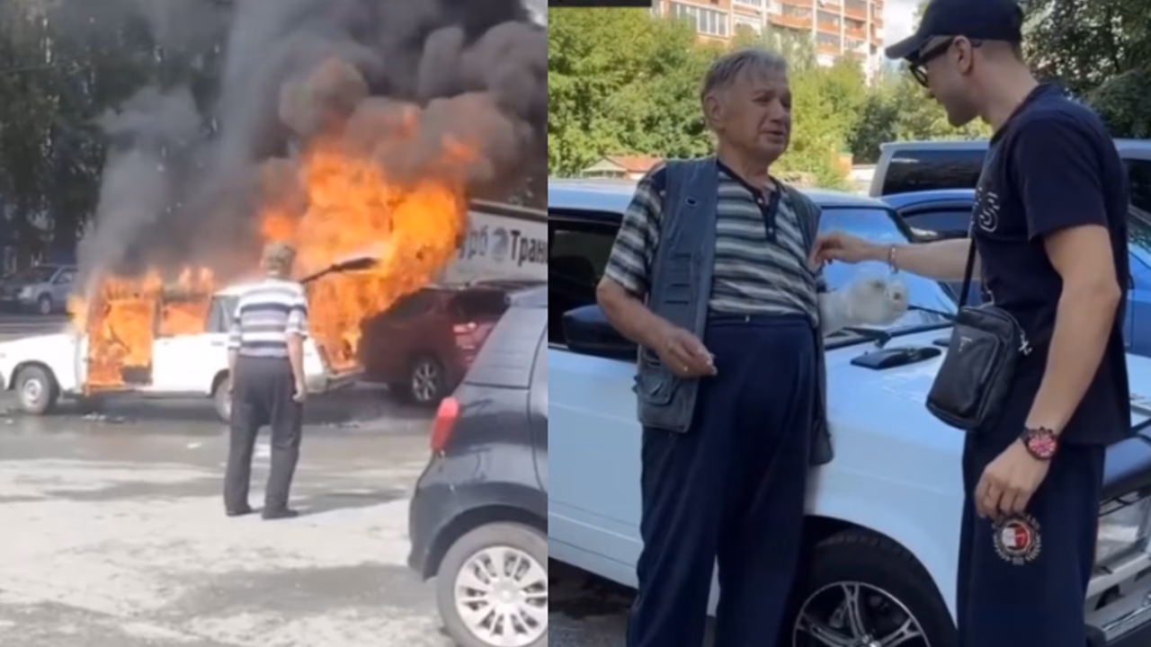 Потерявший «ВАЗ» в пожаре новосибирский пенсионер получил авто в подарок