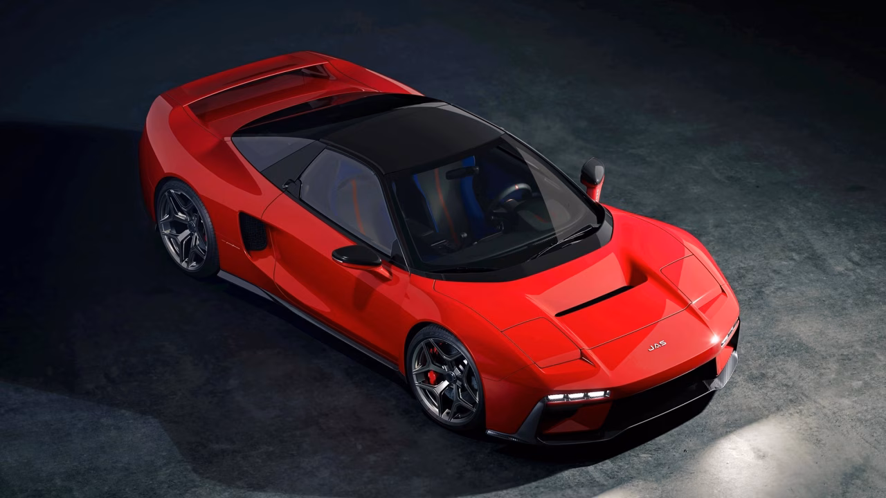 Рестомод JAS Tensei на базе Honda NSX показал салон в ожидании скорой премьеры